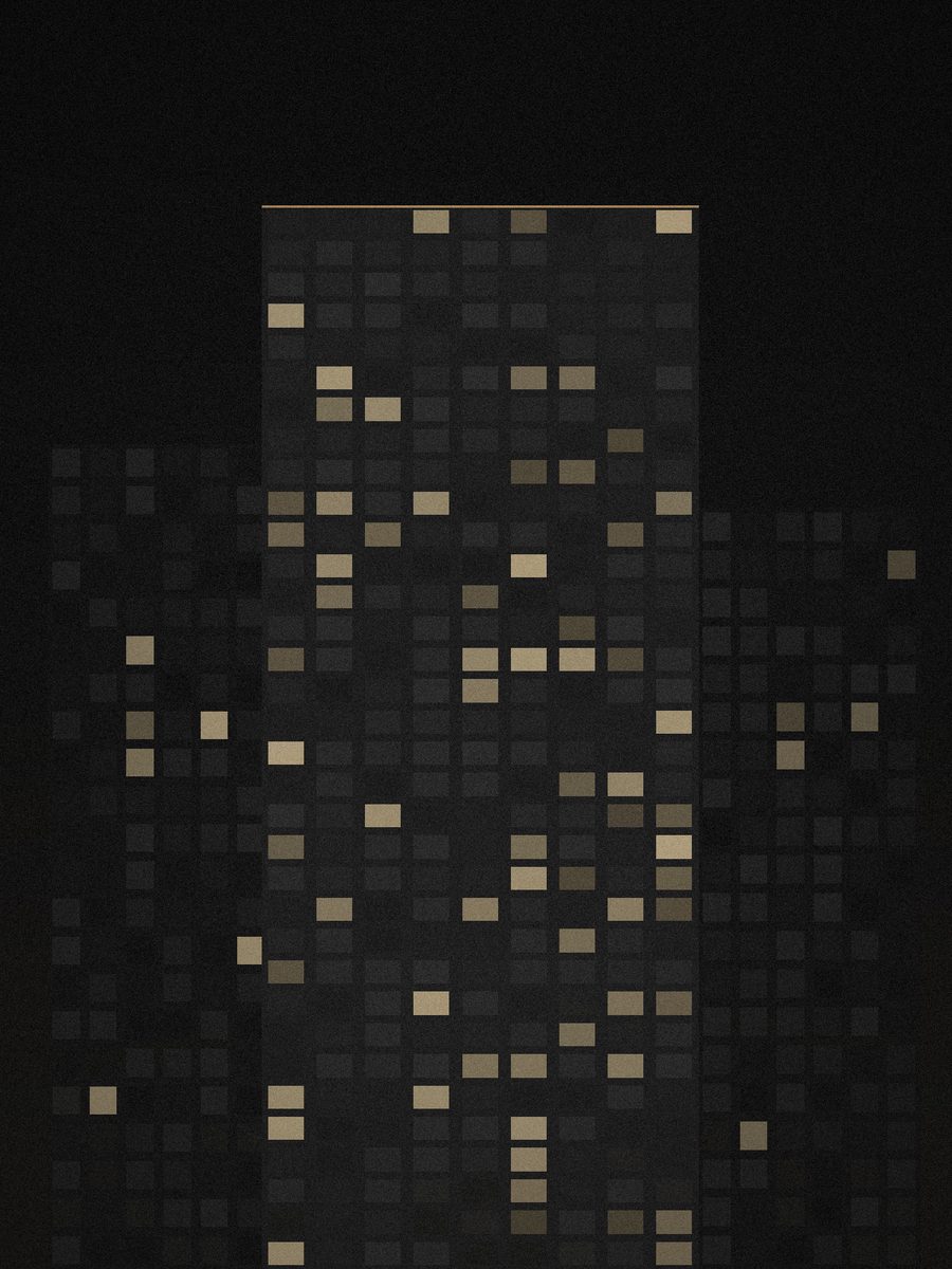 5 Penn Plaza tower at night